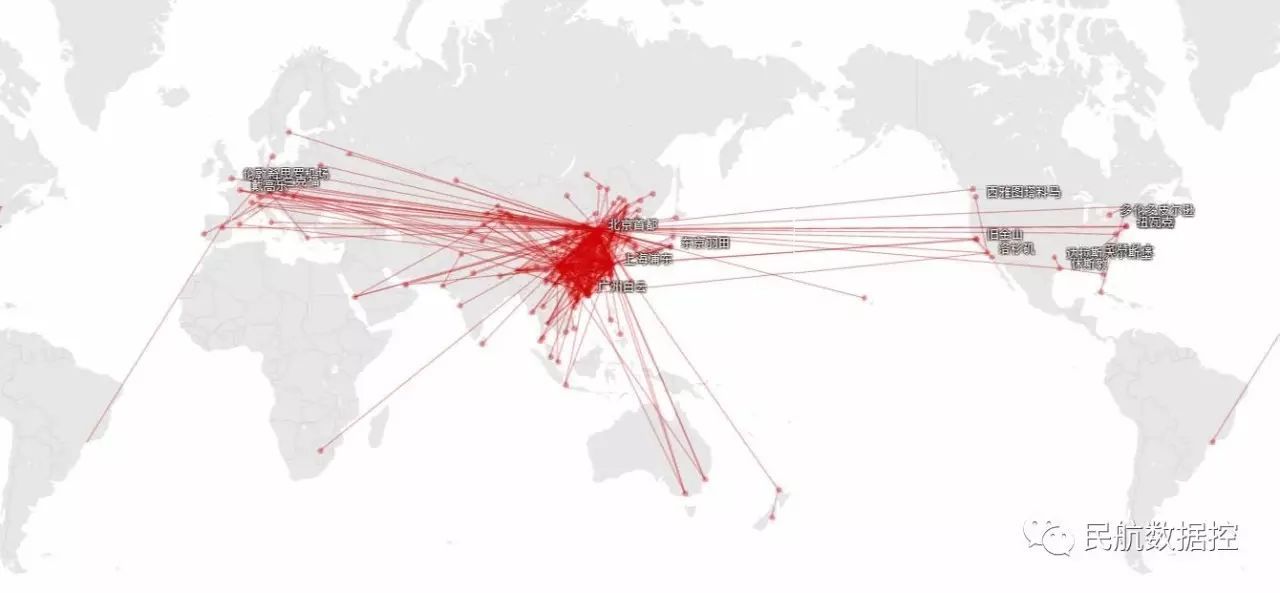 正文 航数   | ca data 中国第一个发布所有国内客运航空公司航线网络