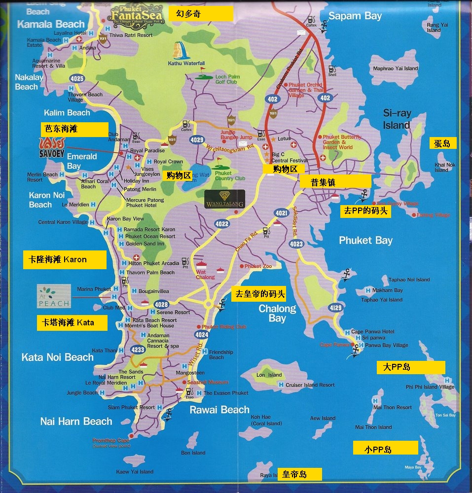 普吉岛地图